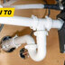 How To Replace A Sink Drain P Trap